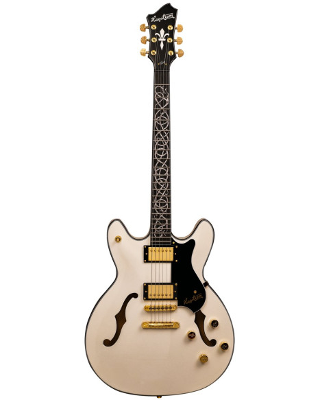 Hagstrom HSVIK100PTN Electric Guitar, Viking 100th Anniversary, VIK100-PTN, Platin um