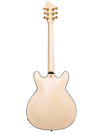 Hagstrom HSVIK100PTN Electric Guitar, Viking 100th Anniversary, VIK100-PTN, Platin um