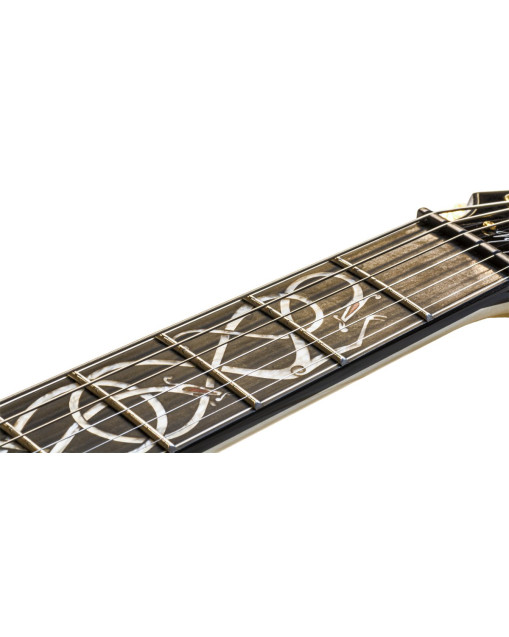 Hagstrom HSVIK100PTN Electric Guitar, Viking 100th Anniversary, VIK100-PTN, Platin um