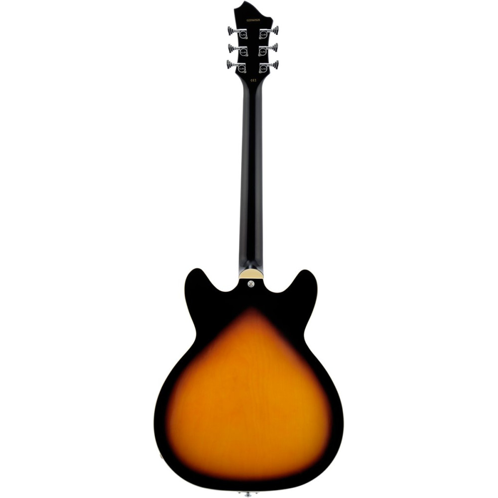 Hagstrom HSVIK18 Electric Guitar, Viking, Tobacco Burst