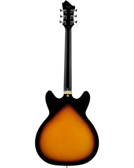 Hagstrom HSVIK18 Electric Guitar, Viking, Tobacco Burst