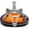 Hagstrom HSVIK18 Electric Guitar, Viking, Tobacco Burst
