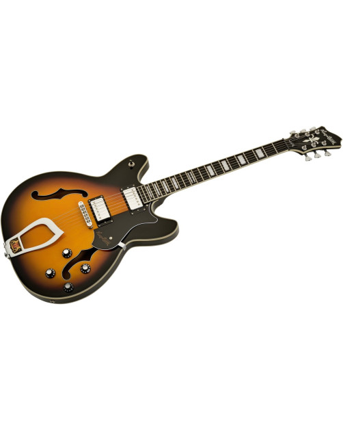 Hagstrom HSVIK18 Electric Guitar, Viking, Tobacco Burst