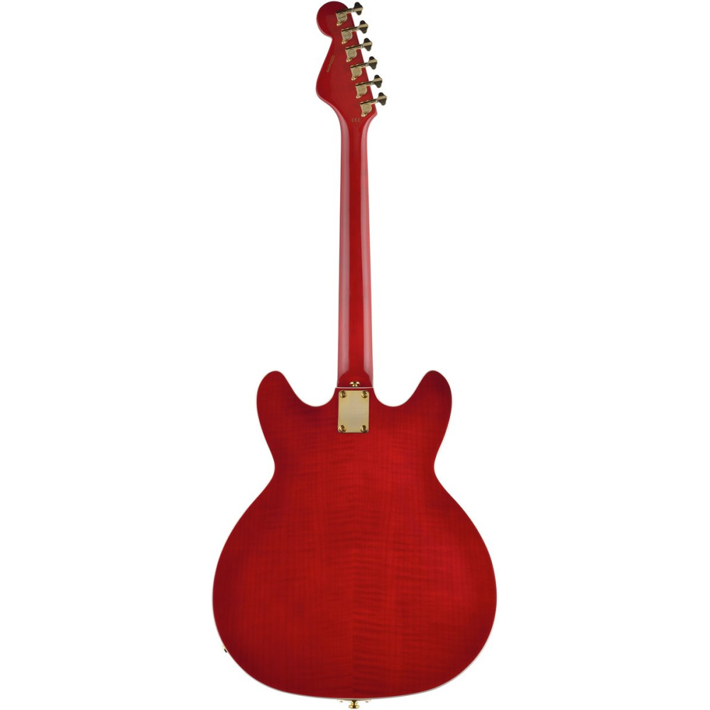 Hagstrom HSVIK6704 Electric Guitar, 67' Vinking, Wild Cherry Transparent