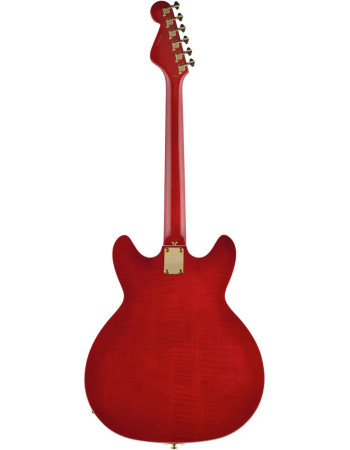 Hagstrom HSVIK6704 Electric Guitar, 67' Vinking, Wild Cherry Transparent