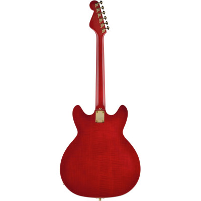 Hagstrom HSVIK6704 Electric Guitar, 67' Vinking, Wild Cherry Transparent