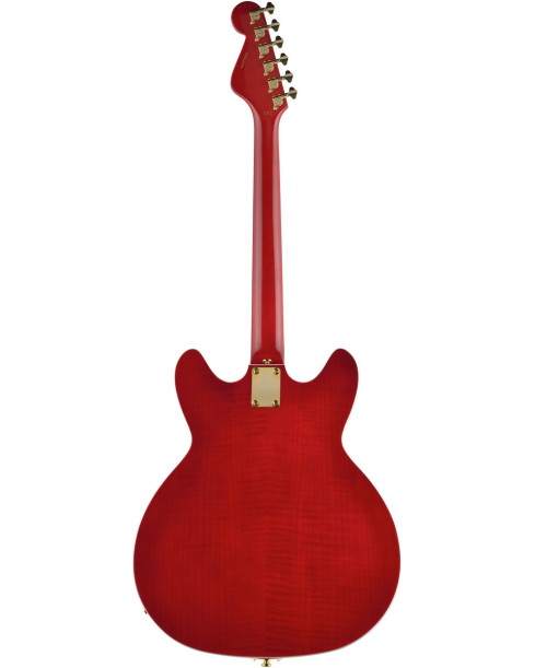 Hagstrom HSVIK6704 Electric Guitar, 67' Vinking, Wild Cherry Transparent