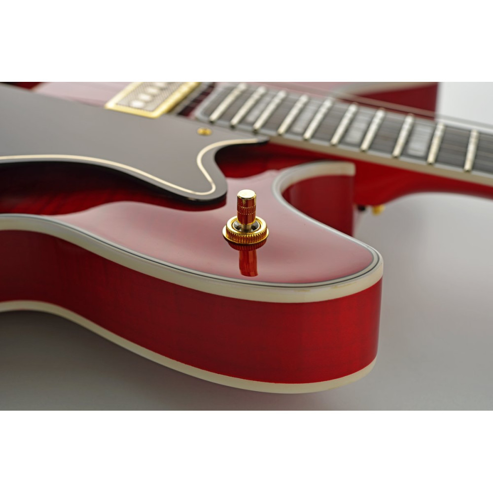 Hagstrom HSVIK6704 Electric Guitar, 67' Vinking, Wild Cherry Transparent