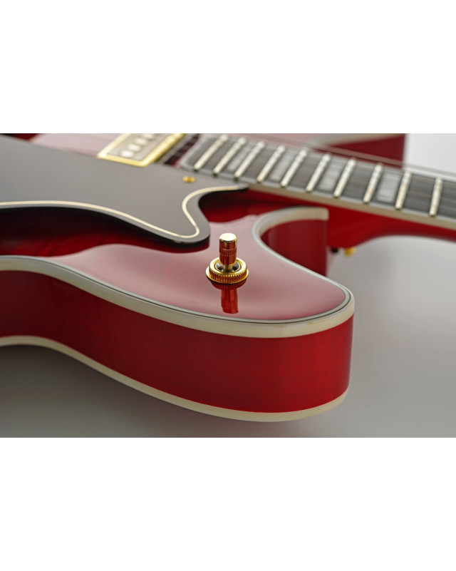 Hagstrom HSVIK6704 Electric Guitar, 67' Vinking, Wild Cherry Transparent