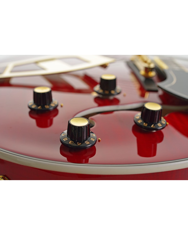 Hagstrom HSVIK6704 Electric Guitar, 67' Vinking, Wild Cherry Transparent