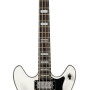 Hagstrom HSVIKB02 Bass Guitar, Viking, White Gloss
