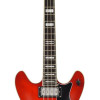 Hagstrom HSVIKB04 Bass Guitar, Viking, Wild Cherry Transparent