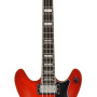 Hagstrom HSVIKB04 Bass Guitar, Viking, Wild Cherry Transparent