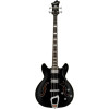 Hagstrom HSVIKB09 Bass Guitar, Viking, Black Gloss