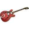 Hagstrom HSVIKL04 Electric Guitar, Viking, Transparent Cherry, Left-hand