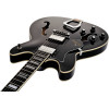 Hagstrom HSVIKL09 Electric Guitar, Viking, Black, Left-hand
