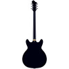 Hagstrom HSVVIDLXBA09 Electric Guitar, Tremar Viking Baritone DLX, Black Gloss