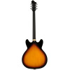 Hagstrom HSVVIDLXBA18 Electric Guitar, Tremar Viking Baritone DLX, Tobacco Sunburst