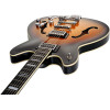 Hagstrom HSVVIDLXBA18 Electric Guitar, Tremar Viking Baritone DLX, Tobacco Sunburst