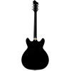 Hagstrom HSVVIKDL09 Electric Guitar, Tremar Viking Deluxe, Black Gloss