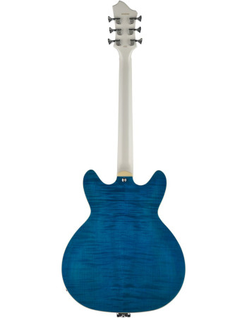 Hagstrom HSVVIKDL77 Electric Guitar, Tremar Viking Deluxe, Cloudy Seas