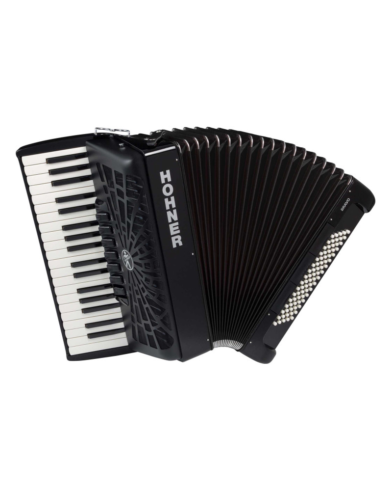 Hohner Bravo III 80 Black Silent Key