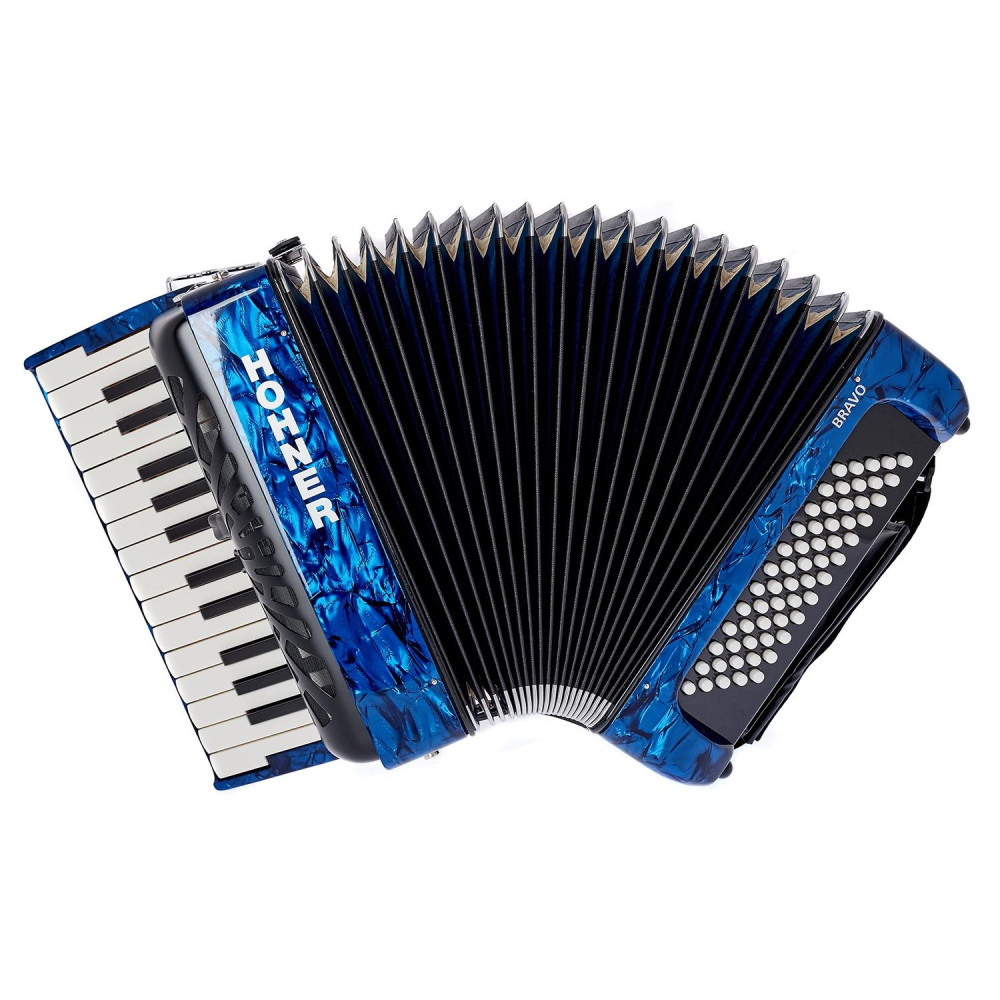 Hohner Bravo II 60 dark blue Silent Key
