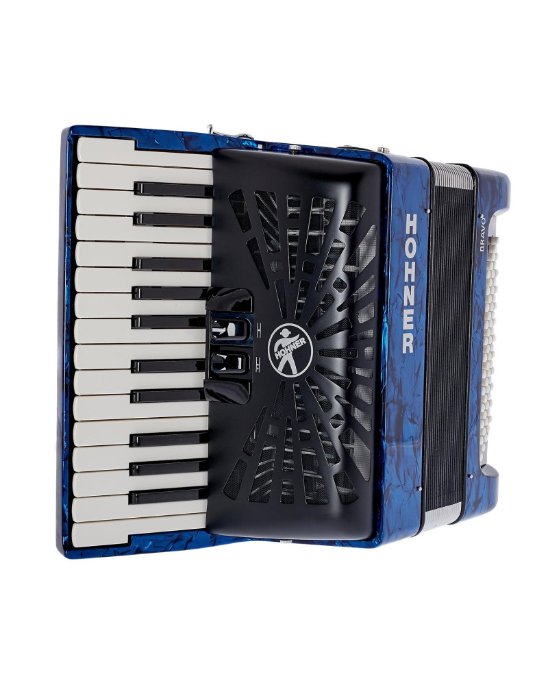 Hohner Bravo II 60 dark blue Silent Key