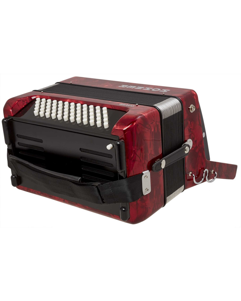 Hohner Bravo II 60 Red Silent Key
