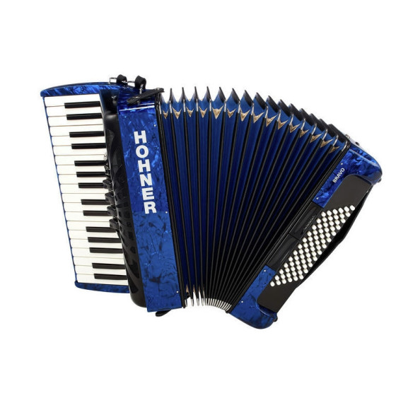 Hohner Bravo III 72 dark blue (SilentKey)