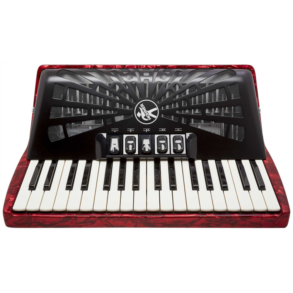 Hohner Bravo III 72 red (SilentKey)
