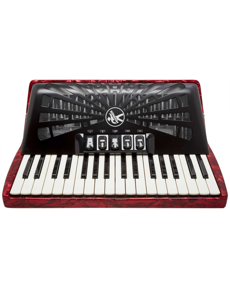 Hohner Bravo III 72 red (SilentKey)
