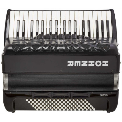 Hohner Bravo III 96 black Silent Key