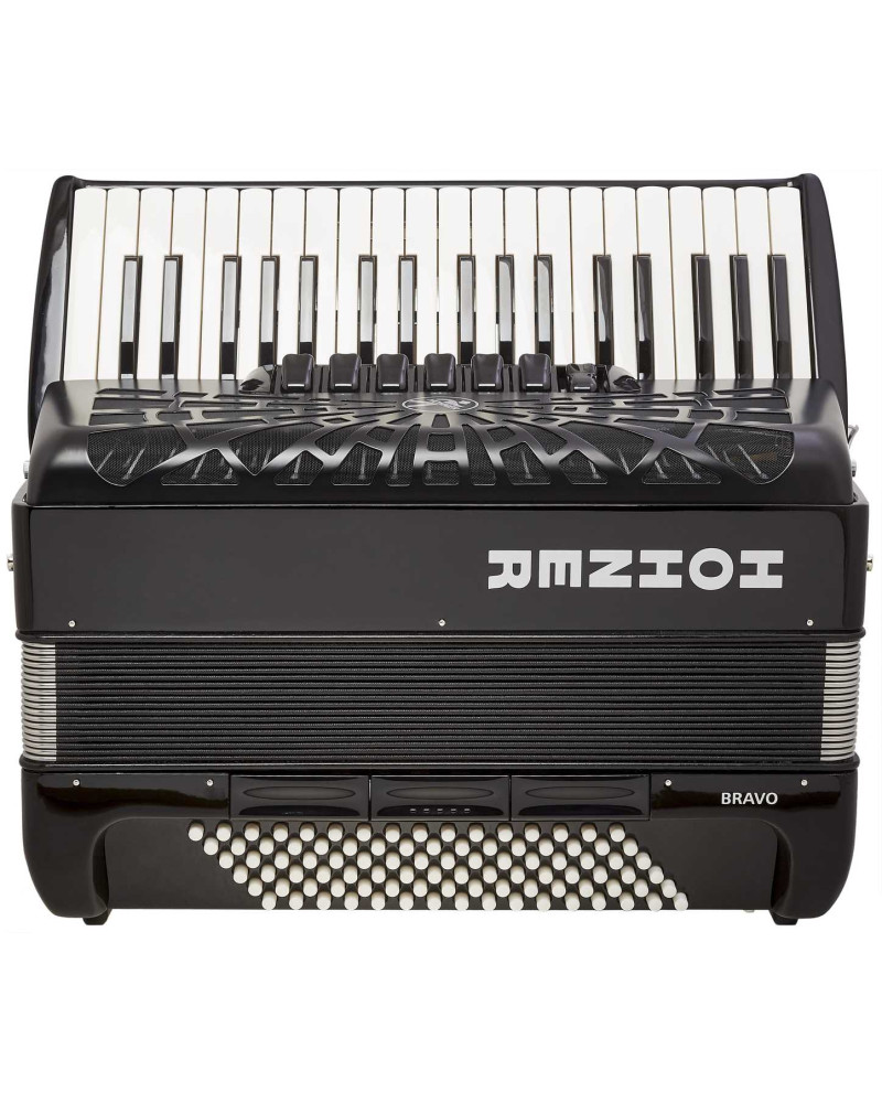 Hohner Bravo III 96 black Silent Key