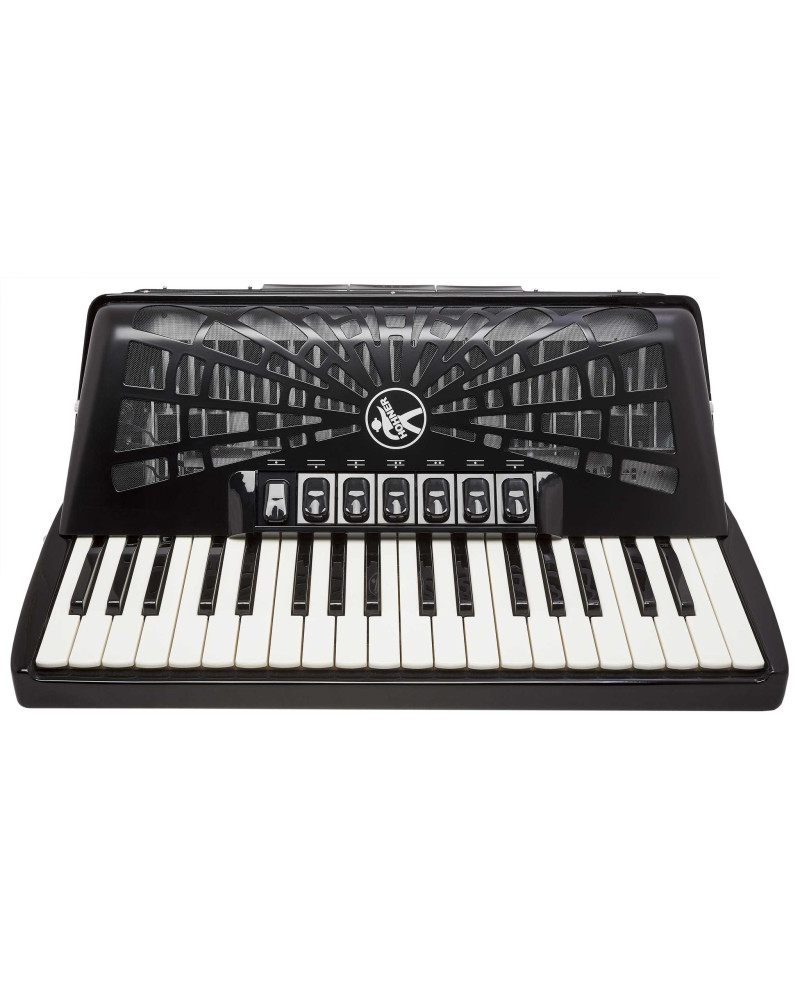 Hohner Bravo III 96 black Silent Key