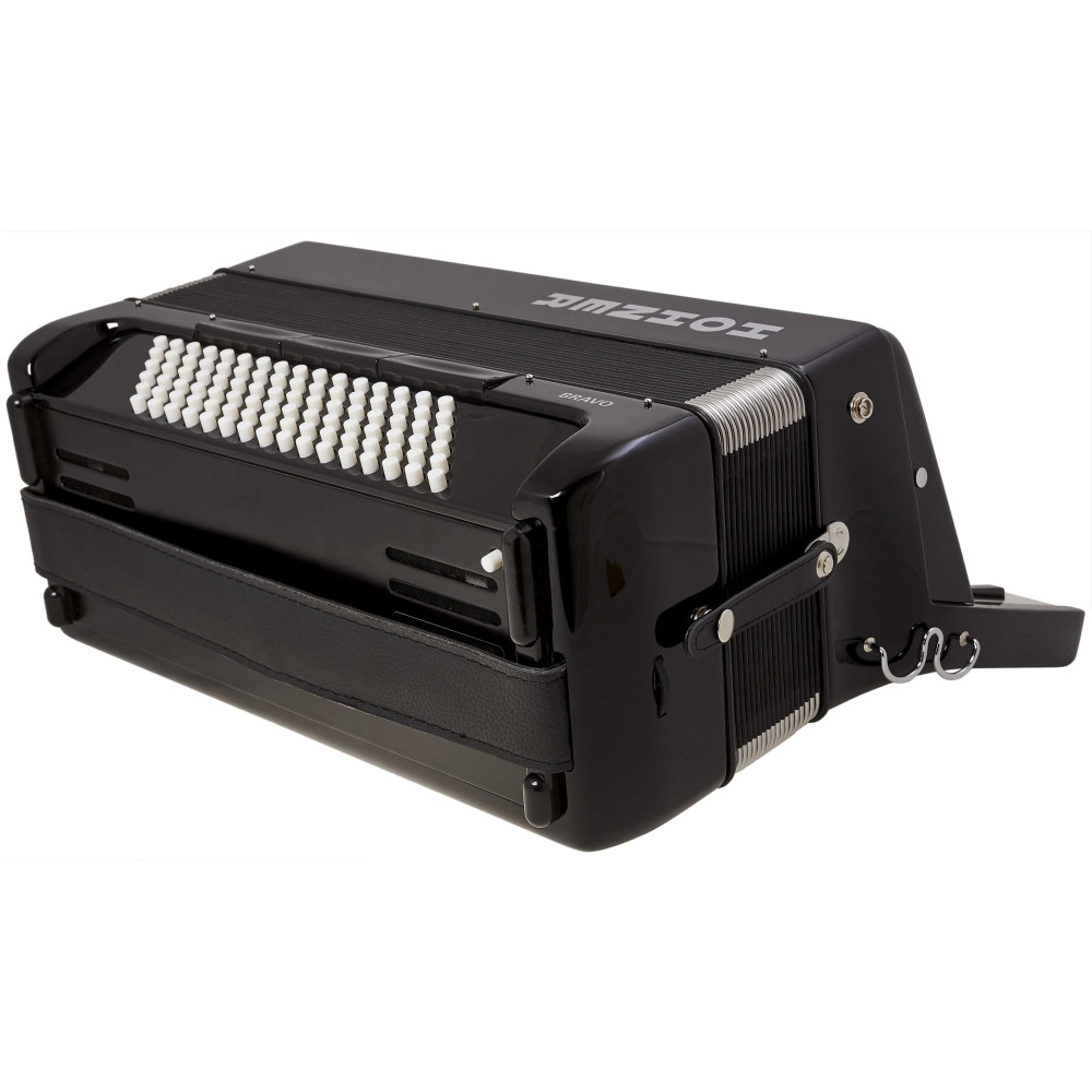 Hohner Bravo III 96 black Silent Key