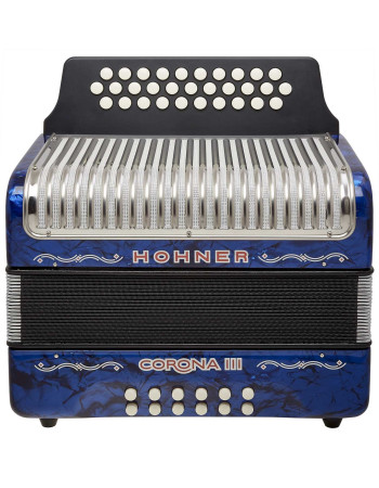 Hohner Corona III BbEbAb, dark blue