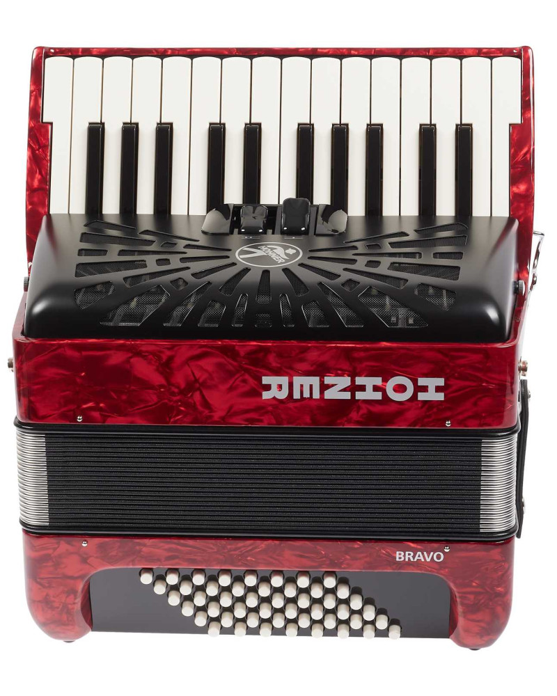 Hohner Bravo II 48 red