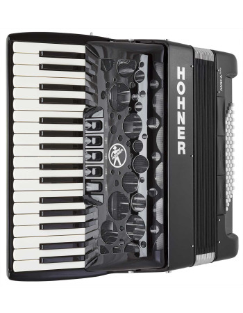 Hohner Amica Forte III 72 Black Silent Key