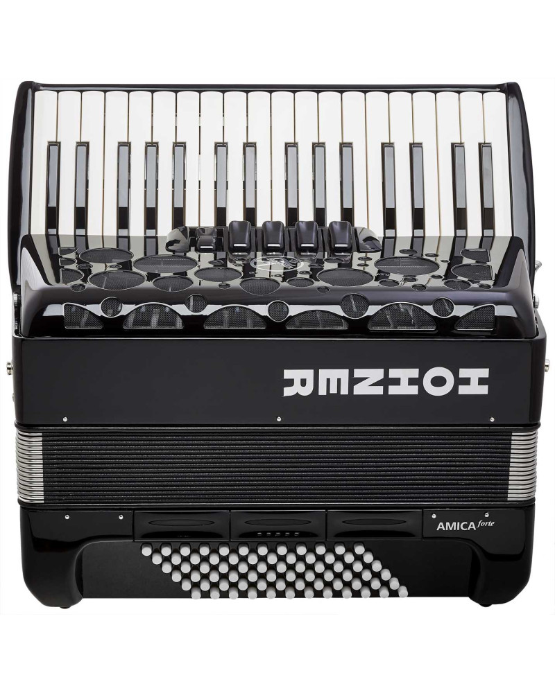 Hohner Amica Forte III 72 Black Silent Key