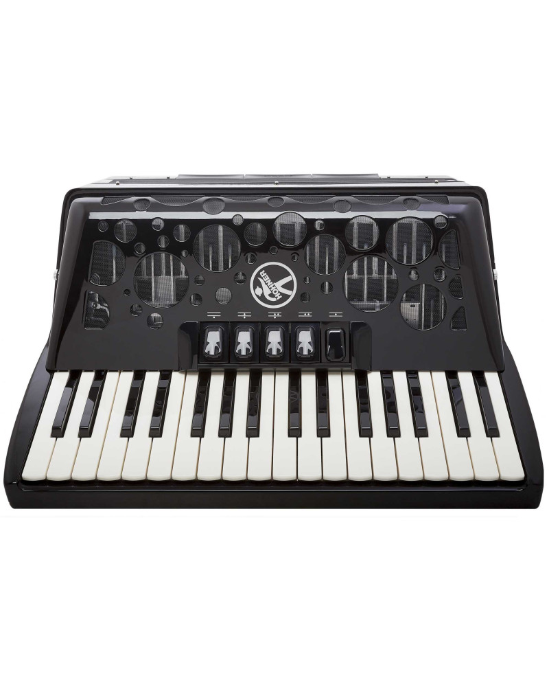 Hohner Amica Forte III 72 Black Silent Key