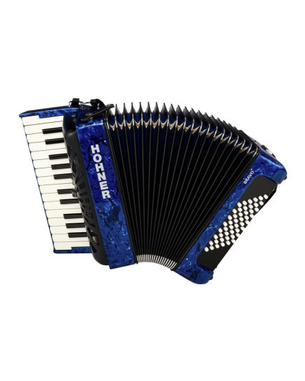 Hohner Bravo II 48 Blue Silent Key