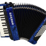 Hohner Bravo II 48 Blue Silent Key