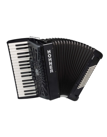 Hohner Bravo III 72 Black Silent Key