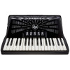 Hohner Bravo III 72 Black Silent Key