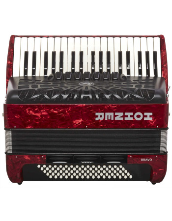 Hohner Bravo III 80 Red Silent Key