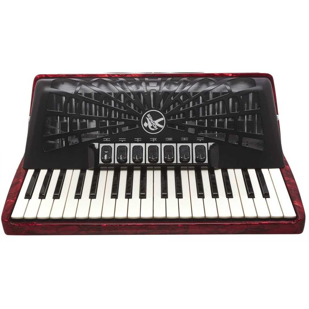 Hohner Bravo III 80 Red Silent Key