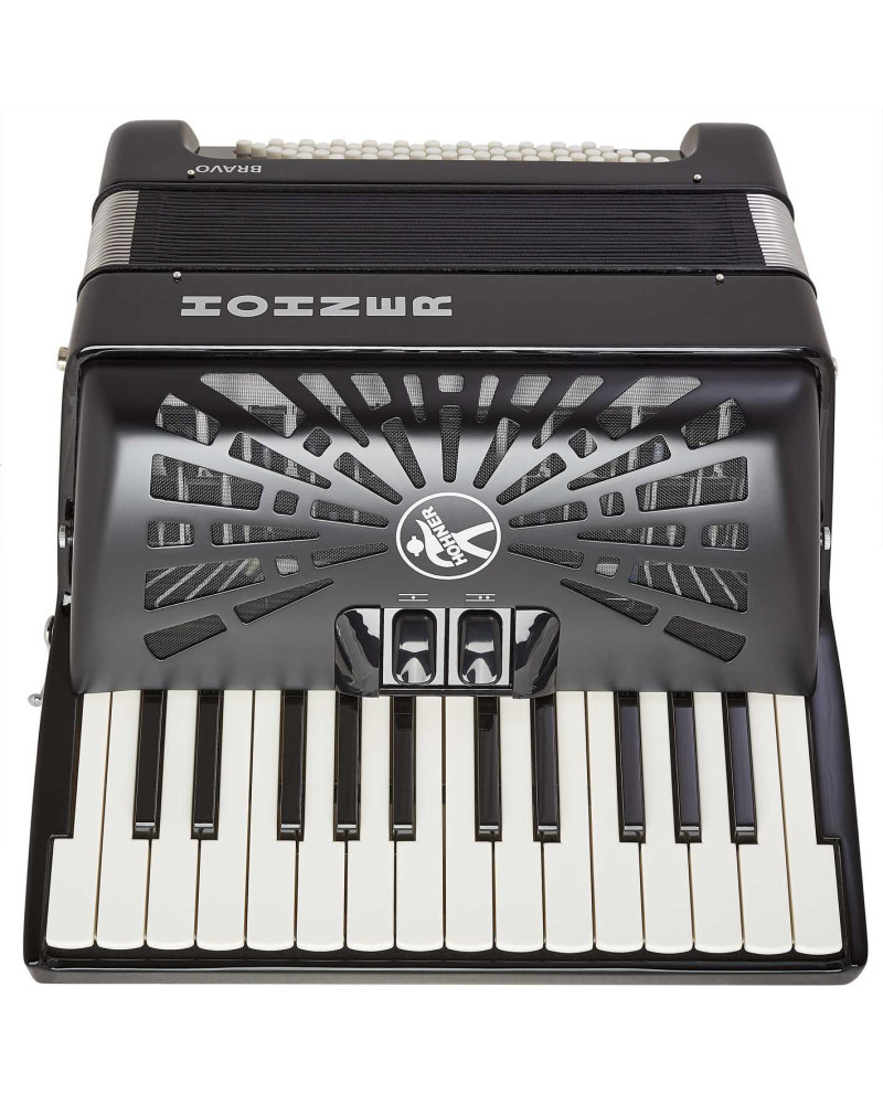 Hohner Bravo II 60 black Silent Key