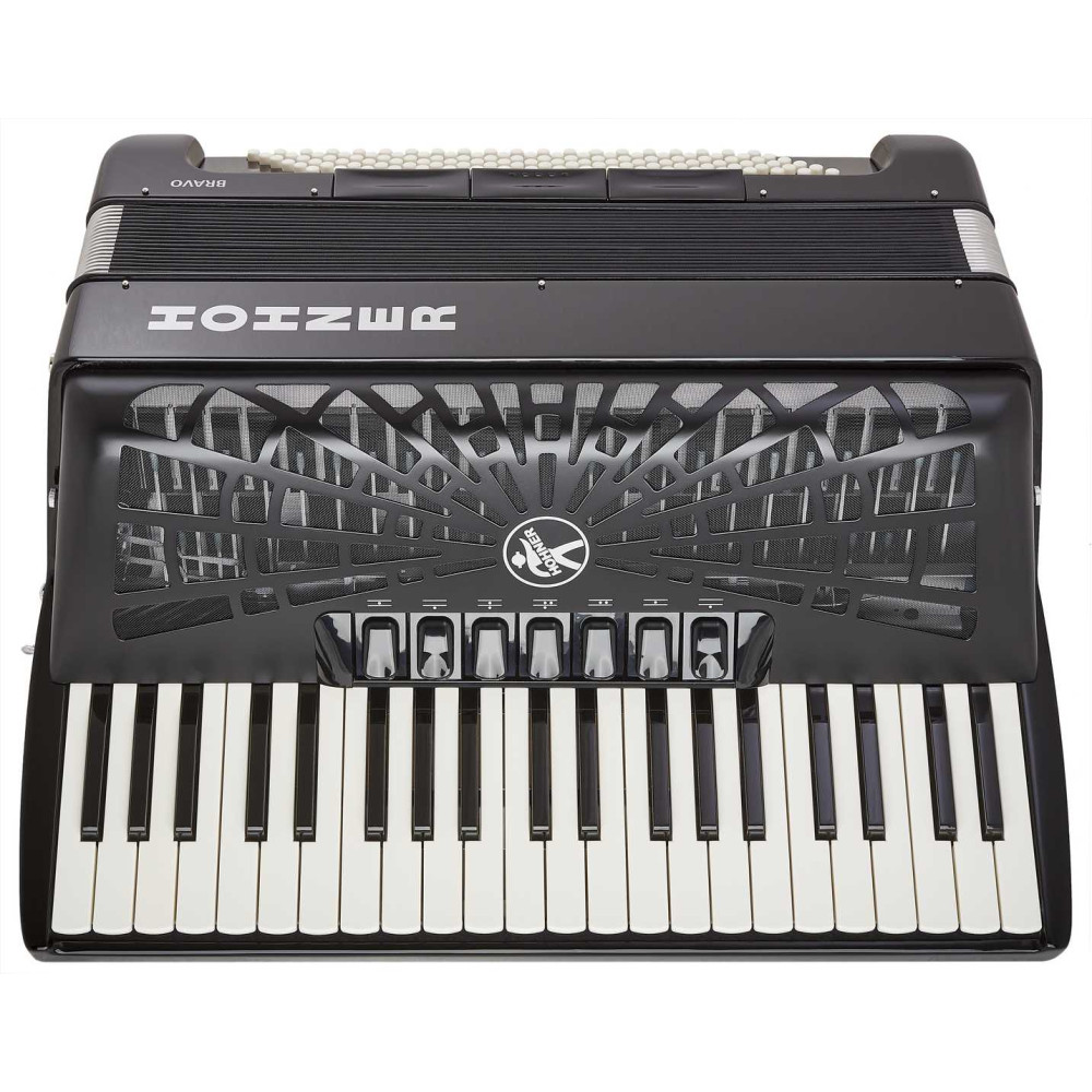 Hohner Bravo III 120 black Silent Key