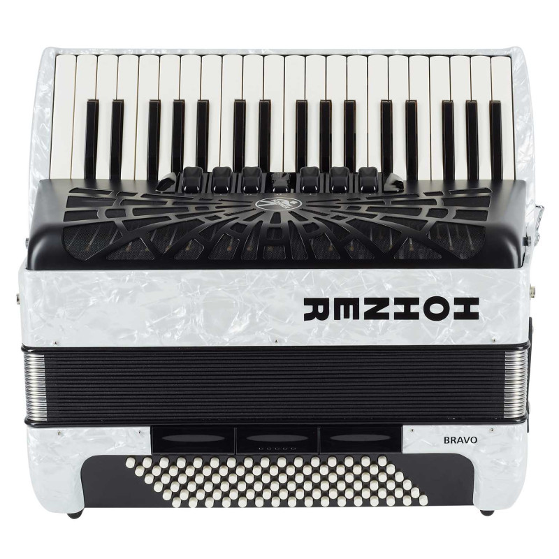 Hohner Bravo III 96 white (SilentKey)